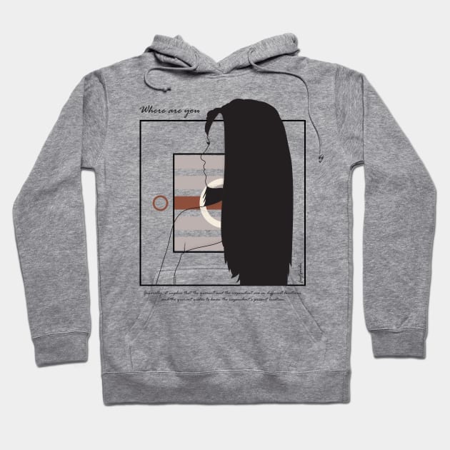 Where are you version 9 Hoodie by Frajtgorski